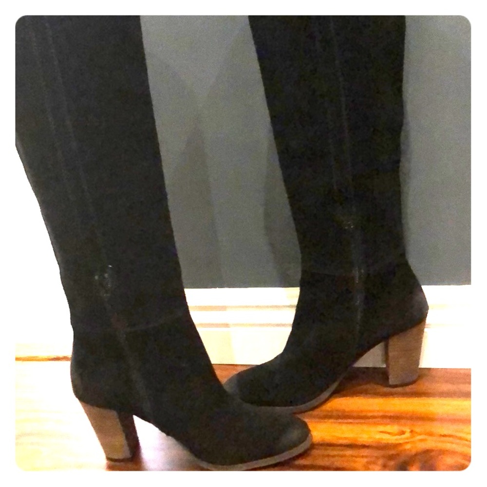 Dolce vita genuine suede knee high boots